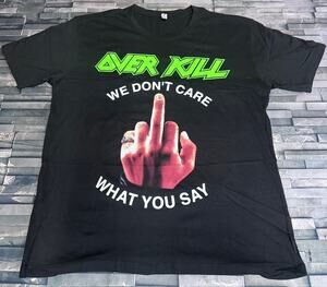 OVER KILL MIDDLE FINGER BAND TEE